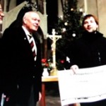 Heiligabend 2014 - der Havelberger Rotary Club übergibt Spendenscheck.